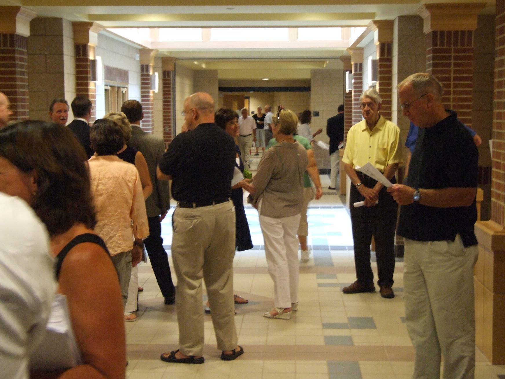 Attendees Inside East School 2